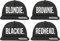 Youth Designz Baseball Kappe Snapback Cap Modell Redhead Schwarz