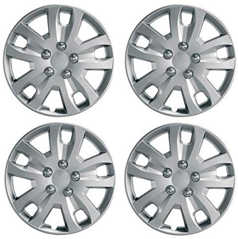 UKB4C 13 Set x 4 Silver Multi-Spoke Wheel Trims Hub Caps Covers Protectors