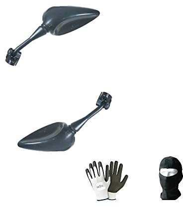 KOMPATIBEL MIT Aprilia RS4 125 Paar Fairing Spiegel FÜR Motorrad Spiegel GENEHMIGT Angriff M.6