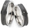 123traumringe Eheringe in Carbon & Titan I Partnerringe mit Brillant & Etui I Gravierbare Eheringe mit Ringgröße 50-70 mm I Hochwertige Verlobungsringe in 6 mm Breite & 2,2 mm Stärke I P43