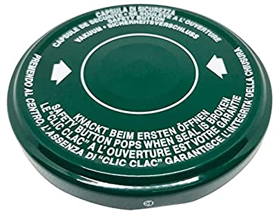 CG94 Bouchon Couvercle pour bec 'CLIC CLAC' (Ø MM 63 - CF. 100) pour bocaux et bocaux en Verre
