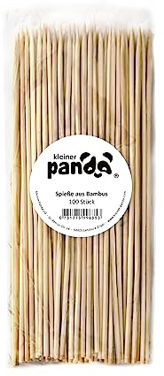 Bambus Garnelenpieß - 100 Stück 20 cm - Holzspieße für Grill, Buffet, Obst, Basteln, Aussaatbeschriftung