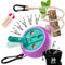 AUTDOOR® Tendedero de Exterior - con práctica manivela - Cable extralargo de 10 m Acampar y Viajar