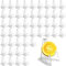 50 Stück Acryl Kartenständer: 57MM Transparent Acryl ständer, Coin holder Aufsteller Ständer Verstellbar, Kartenständer für Karten Kunststoff Staffeleien, zum Anzeigen Münzen, Taschenuhren, Medaillen