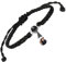 GGKAFACOI Projektion Armband Foto,Personalisiertes Projektions Armband mit Foto, maßgeschneidertes Armband mit Bild im Stein für Paare,Freund & Freundin (Schwarzes Armbänder + Silberne)