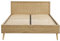 BAÏTA Doppelbett INES Rattan 160 x 200 cm Lattenrost inkl