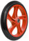 Scooter-Ersatzräder Universal 200mm PU Material Wheels Replacement Tire for Commuter Folding Kick Scooter Pro Scooter Rädern (Color : Orange)