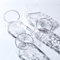 Gökotta Lot de 4 verres japonais en cristal transparent martelé faits à la main | Verres à eau de luxe pour cocktails et whisky (360 ml, transparent)
