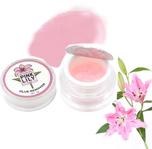 Eyelash Extension Remover Cream - Lash Extension Remover Cream with Low Irritation/Quick Dissolve Eyelash Extensions Glue Remover (Lily flavor)