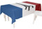 Patriotische Tischdecke, Motiv: Frankreich-Flagge, wiederverwendbare Küchentischkleidung mit dickem Stoff, Polyester und Gabardine, Tischdekorationen für Partys
