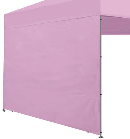 Joramoy Pareti laterali per tenda a baldacchino pop-up da 25 x 25 cm, baldacchino istantaneo SunWall con strato impermeabile e protezione UV, parete a baldacchino a gamba dritta, solo 1 parete