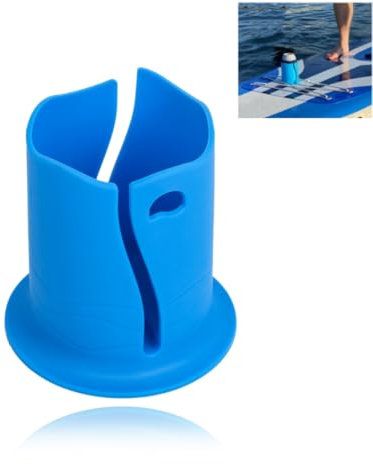 Bimhayuu Kayak Cup Holder, Paddle Board Accessories for Fixed Drink Bottle Holder, Multi-Functional and Anti-Toppling Rope-Fixed Cup Holder for Kayak Paddle Board (Blue)