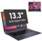 SOPPY Laptop Privacy Screen 13.3 Inches, Anti Blue Light Anti-Glare Screen Protector, Removable Privacy Film Aspect Ratio 16:10, Privacy Filter Compatible with Lenovo/HP/Dell/Acer/Samsung/Asus