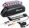 Adaluolo 48V Ebike Akku 20AH Shark Ebike Batterie Große Kapazität Lithium Ionen Fahrrad Batterie mit Ladegerät, BMS, Kontrollleuchte, 5 pin Grundplatte für 500W 750W 1000W 1500W Motor