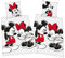 Disney Mickey & Minnie Mouse Partner Bettwäsche Doppelpack 80x80cm 135x200cm, 100% Baumwolle mit Reißverschluss