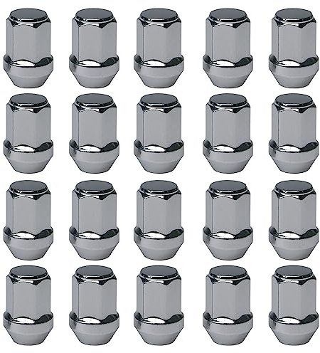 20 Radmuttern geschlossen M12x1,5 Kegel kompatibel mit Toyota Aygo Carina Celica Corolla iQ Auris Avensis Camra Picnic Previa RAV4 Supra Verso Hilux Landcruiser Paseo Starlet Tercel Yaris