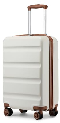 KONO 55cm Handgepäck Koffer Klein Trolley mit rollen und TSA Schloss | ABS+PC Hartschale, Leicht und Langlebig, Leisen 360° Doppelrollen, für Businessreisen, Stilvolle Reisen und Urlaub