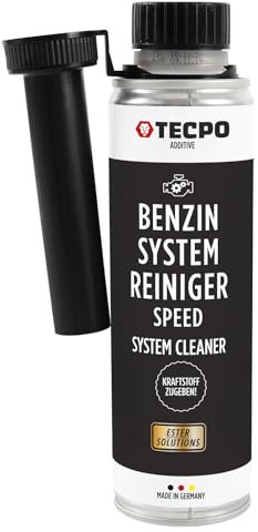 TECPO Benzin-System-Reiniger, 300ml Benzinreiniger Ester Benzin Reiniger Additiv Motor Kraftstoff Motorreiniger Kraftstoffsystemreiniger