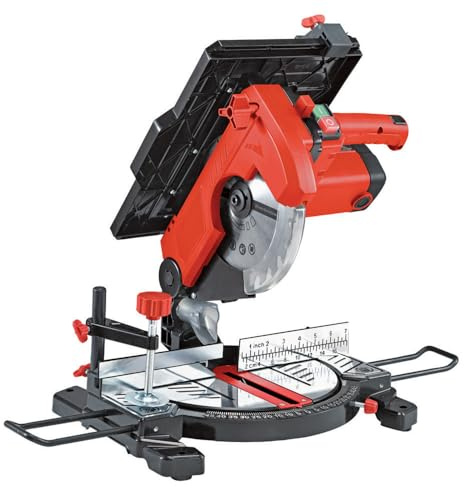 Valex TLS210C Troncatrice con Funzione Banco Sega, 1200W, Lama Ø210mm, Estensioni e Squadre inclusi
