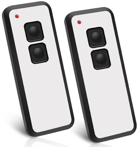 Novoferm Lot de 2 émetteurs portatifs 433,92 MHz pour porte de garage Novotron 522, 524, 502 MAX43-2, 512 Mix 43-2, 2 canaux