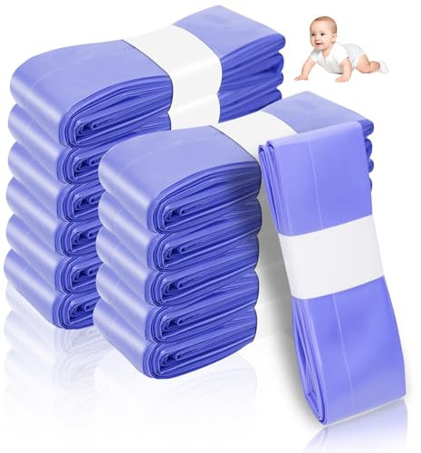 PESLNG LitterLocker Refill Bags for Cat Litter, Nappy Bin Refill Cassettes, Litter Locker Refill Cassette Compatible with Angelcare, Tommee Tippee, Octagonal Nappy Bin, Pack of 12