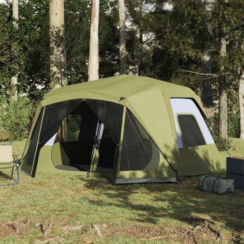 Xichuzi Campingzelt 10 Personen Blau 443x437x229 cm, Caming Zelt, Camping Tents, Camping-Zelt - 94290