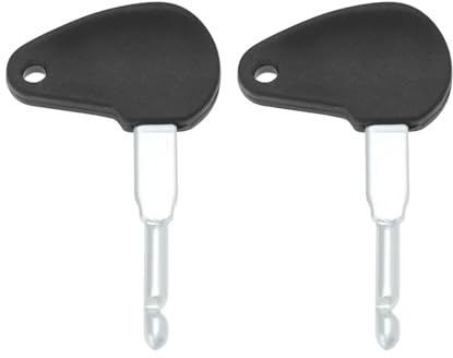 Alriedy 2 PCS Baumaschinen Schlüssel Set Pour Zündschloss Traktor -Trecker Schlüssel Ersatz Zündschlüssel Geeignet Für Den Einsatz Als Bosch Schlüssel Traktor, Zündschlüssel Universal Für Auto Traktor