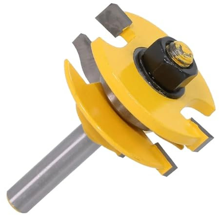 8mm Shank Raised Panel Cabinet Door Bit Set - 3 Bit Woodworking Cutter Woodworking Router Bits 1/2Pcs(2PCS)