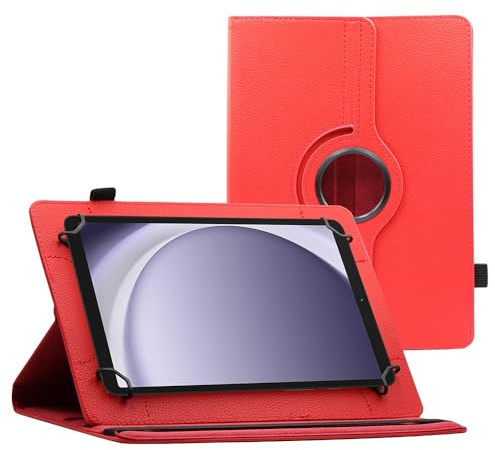 Schutzhülle kompatibel mit Nubia Red Magic Gaming Pad, 360 ° drehbar, Schutzhülle drehbar – Rot
