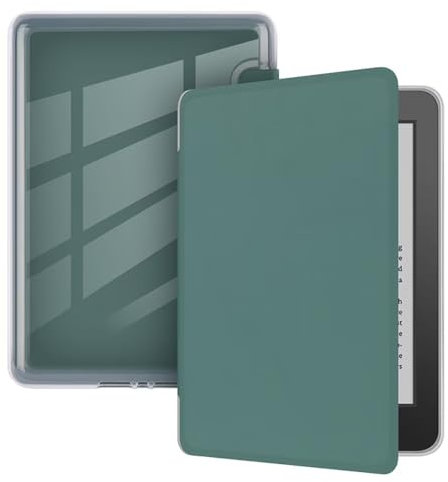 Acrylic Case for Kindle 10th Generation 6 (2019 Release) - MidnightGreen | Ultra Thin Cover with Auto Wake/Sleep, Scratch Protection