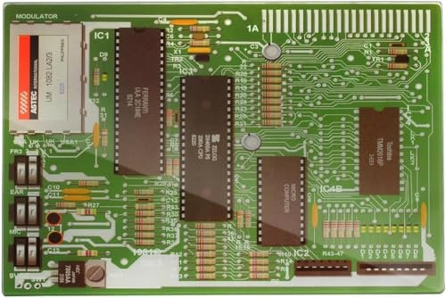 CKB LTD Tabla de cortar de vidrio para placa base, a prueba de arañazos, regalo para los amantes de la tecnología informática, superficie higiénica e inodora, con patas antideslizantes, 41 x 31 cm