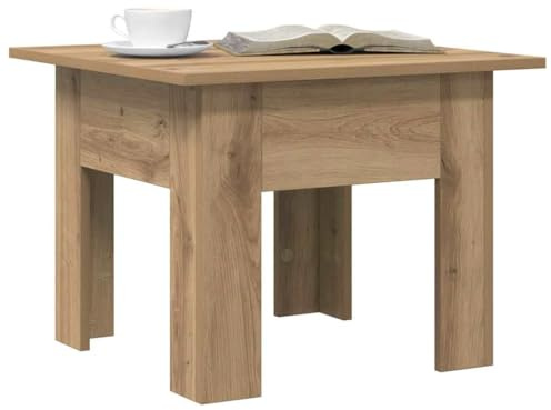vidaXL Coffee Table Artisan Oak 55 x 55 x 42 cm Engineered Wood