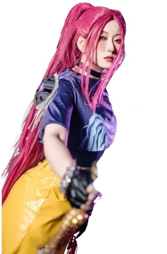 CR ROLECOS Zoe Cosplay Kostüm Outfit Jinu Uniform Komplettes Set Halloween Party Karneval Dress Up Anzug