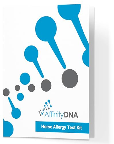 AffinityDNA Test d'allergie aux chevaux pour 60 allergènes (IgEII) | Kit de prélèvement d'échantillons de sang à domicile pour 1 équin | Test d'allergie aux IgE | Résultats de laboratoire en 7 jours