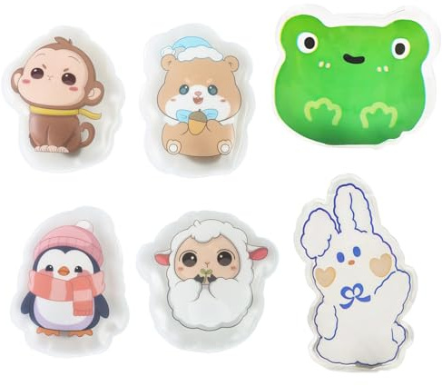 Handwärmer Kinder, Taschenwärmer Wiederverwendbar Handtaschenwärmer Taschenheizkissen mit Süße Tiere Motiven Taschenwärmers für Unterwegs