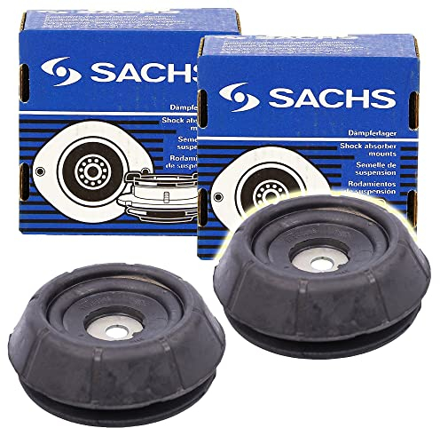 SACHS 2x Federbeinlager, Metall, Schwarz, Lenkerhalterung, Stahlrahmen