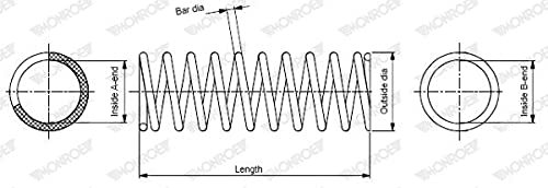 Monroe SP2186 Oespectrum Spiralfeder