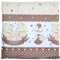 Deko Kissenbezug für Baby Kind Bezug für Kissen 80x80 cm D1