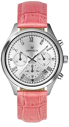 Orphelia DamenArmbanduhr Chronograph Quarz Leder OR31801