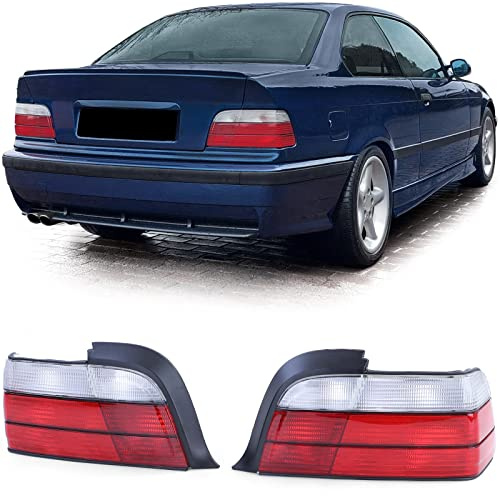 Rückleuchten Rot Weiß passend für BMW 3er E36 Coupe Cabrio auch M3 90-99