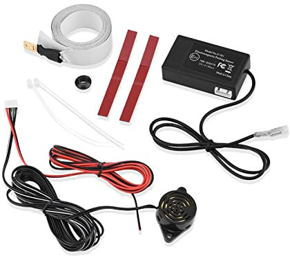 Hopcd U301 Alarma de Marcha Atrás con Radar de Inducción Electromagnética,Kit de Sensor de Aparcamiento de Seguridad Universal,Sin Necesidad de Taladrar,Sensor de Aparcamiento para Coche/Camión/RV