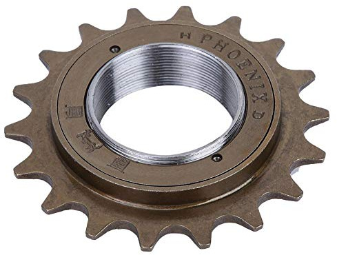 Elprico Fahrrad Freilauf 18 Zähne, Single Speed Freilauf Kettenrad aus Metall, Hochpräzises Innengewinde Fahrradritzel Ersatzzubehör, 7,8 cm