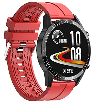 ESSONIO Smart Watch Bluetooth 5.0 Pulsmesser Schrittzähler IP68 Wasserdicht Erinnerung Smart Watch Schrittzähler Uhr Schlaftracker 7 Tage Akkulaufzeit für iOS Android