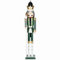 KI Store Schiaccianoci natalizio, 120 cm, taglia grande, XXL, in legno, decorazione natalizia (Re Verde)