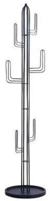 Appendiabiti da Terra Appendiabiti A Forma Di Cactus Con 6 Ganci, Appendiabiti Per Cappelli Da Ingresso Per Alberi In Piedi Per Abiti, Sciarpe, Borse, Ombrelli Attaccapanni da Terra ( Blue : Black )