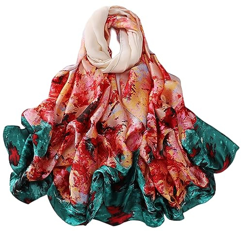 FAIRYGATE Ladies Scarfs Gifts Lightweight Women's Fashion Floral Printed Winter Fall Warm Scarves Scarf Shawl 88019