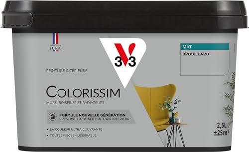 V33 Peinture multi-supports Colorissim® Brouillard Mat 2,5L