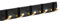 HERCHR Porte-Manteau Mural, Porte-Manteau Pliant Porte-Manteau Flottant Mural Cintre Peu Encombrant avec 5 Crochets Rétractables pour Accrocher Les Manteaux(Or Noir)