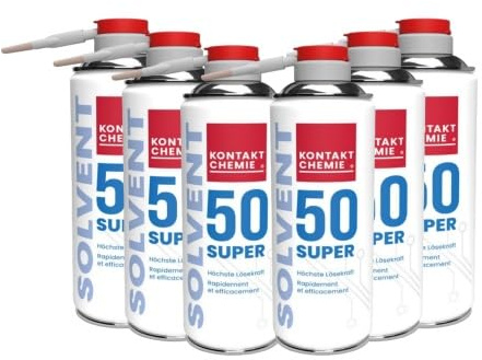 6 Stück Kontakt Chemie Etikettenlöser, NSF K3 | LABEL OFF 50 SUPER | je 200ml