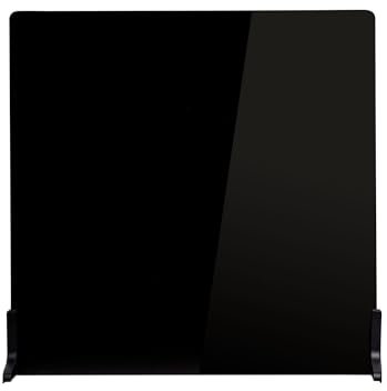 V-FLAT WORLD Duo Board Produkt Fotografie Hintergründe - 2-seitiger Hintergrund für Fotografie, Artikel & Lebensmittelfotografie Hintergrund - Inklusive 2 Beine & Matte - 61 x 61 cm, Schwarz
